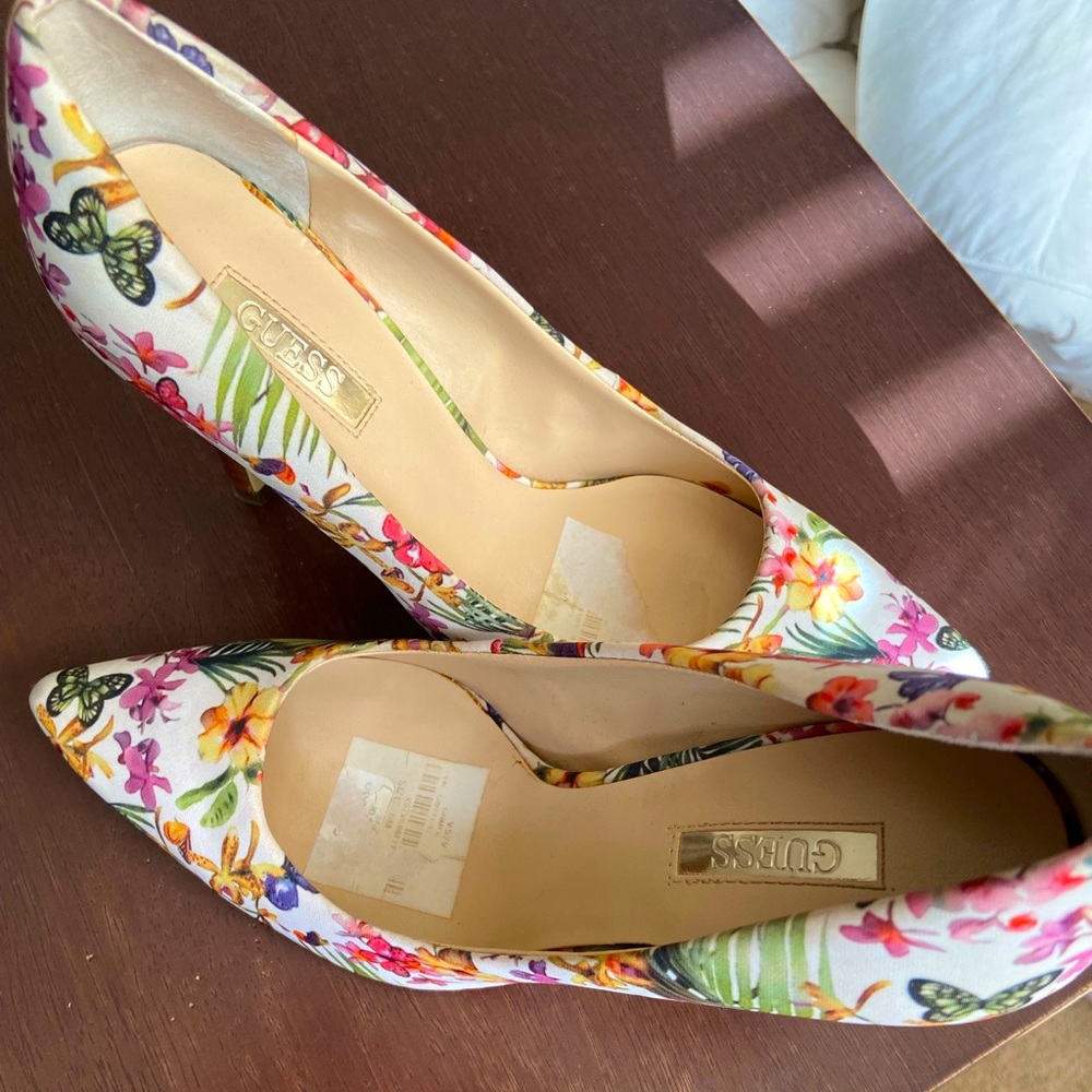Guess Floral Heels